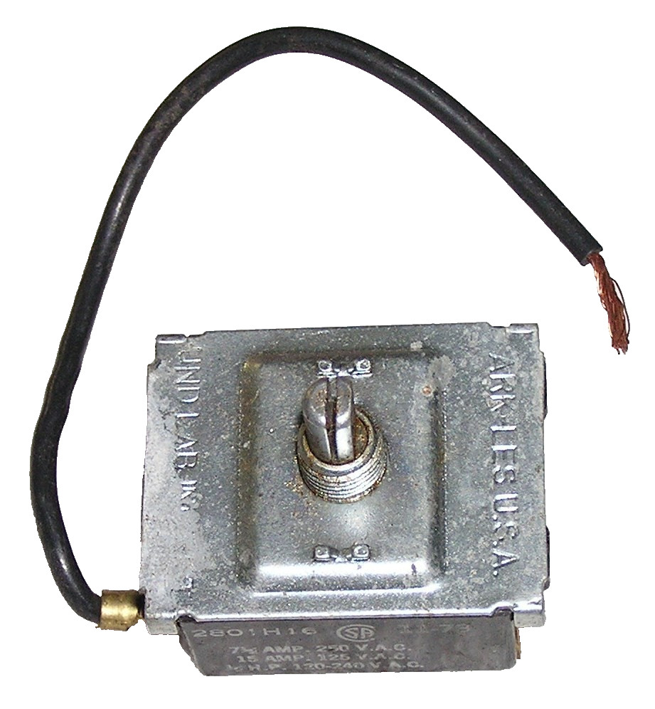 Ark-Les Rotary Switch 2801H16 - 7.5 Amp 250 Volt 15 Amp 125 Volt .5 HP NOS