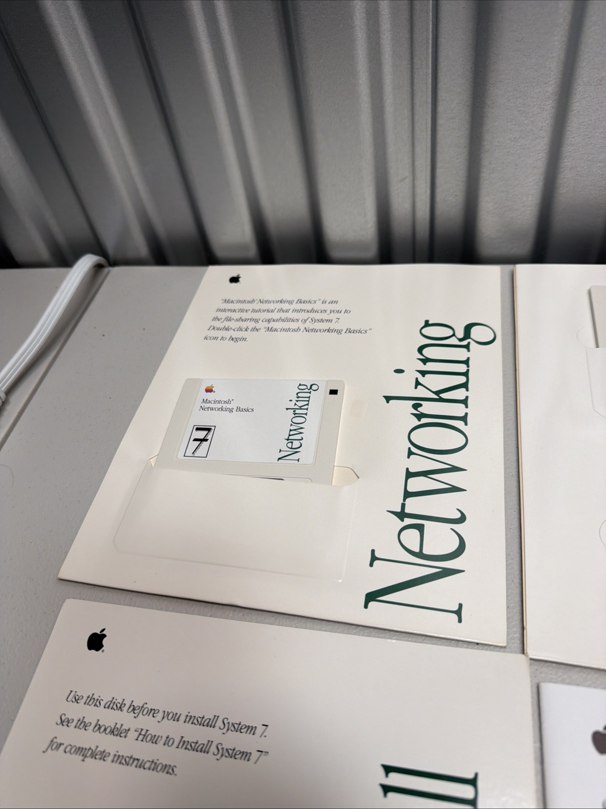 Vintage Mac System 7 Personal Upgrade Kit Apple Software 3.5” Floppy 1991