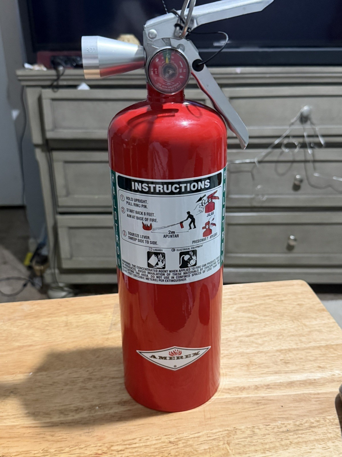 Clean Agent Fire Extinguisher -Halotron 5lb - excellent condition
