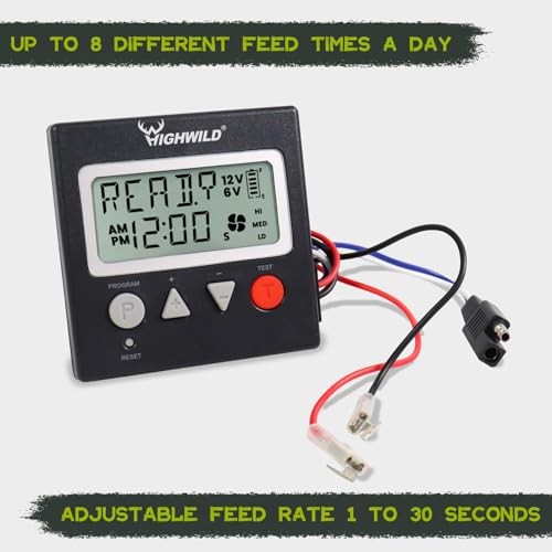 6V/12V Universal Game Feeder Digital Timer