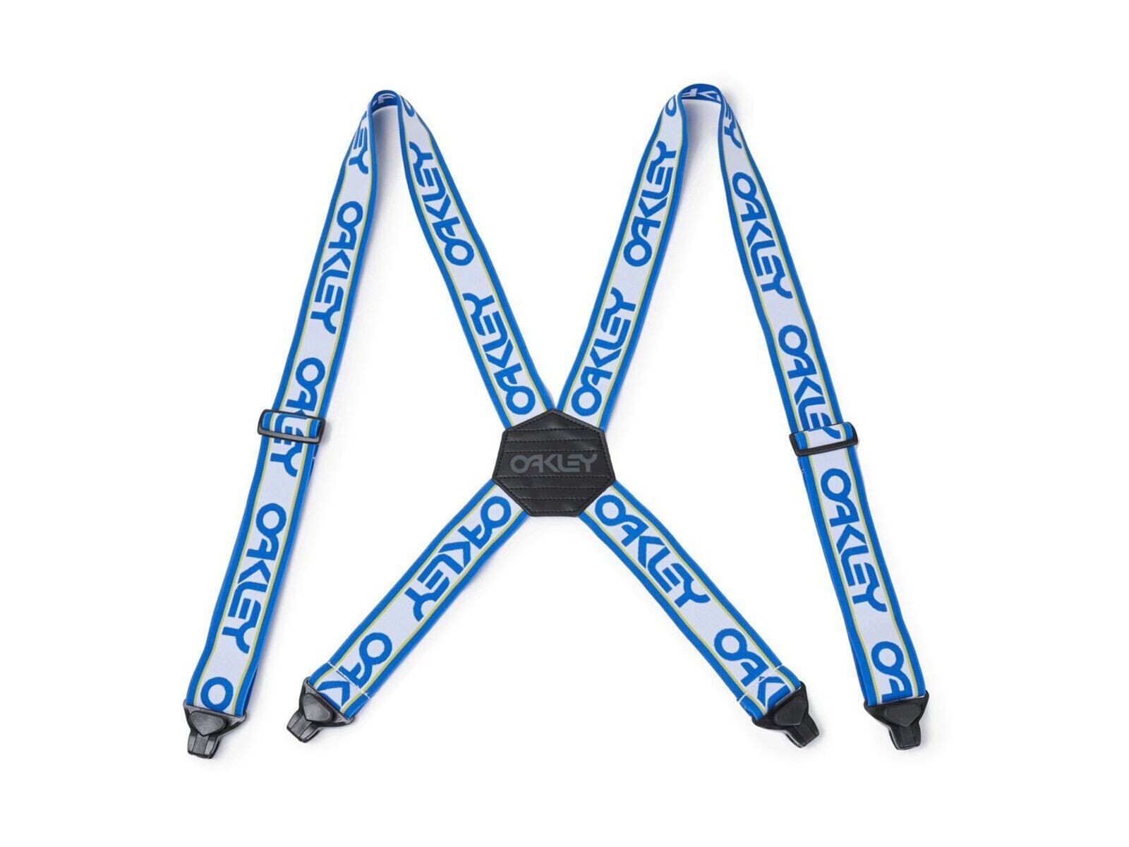 NWT - OAKLEY factory suspenders Poppy Red/ Electric Blue