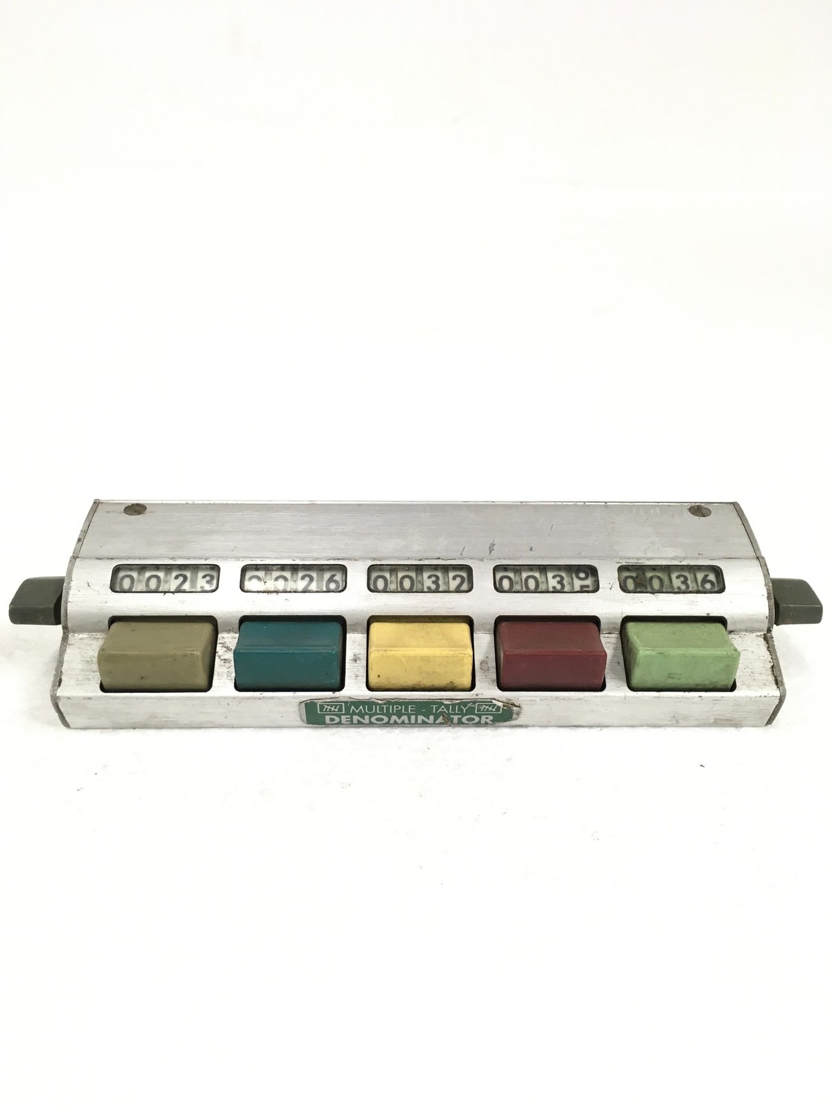 Multiple Tally Denominator 5-Button Mechanical Counter Unit, WORKING FREE SHIP