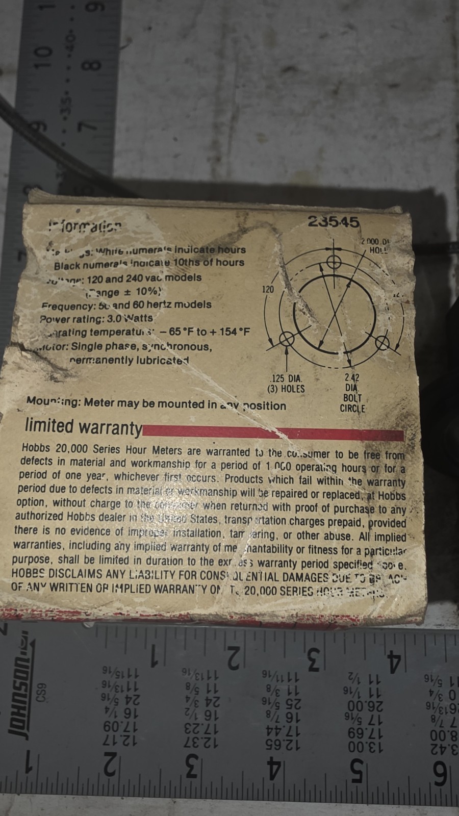 hobbs hour meter
