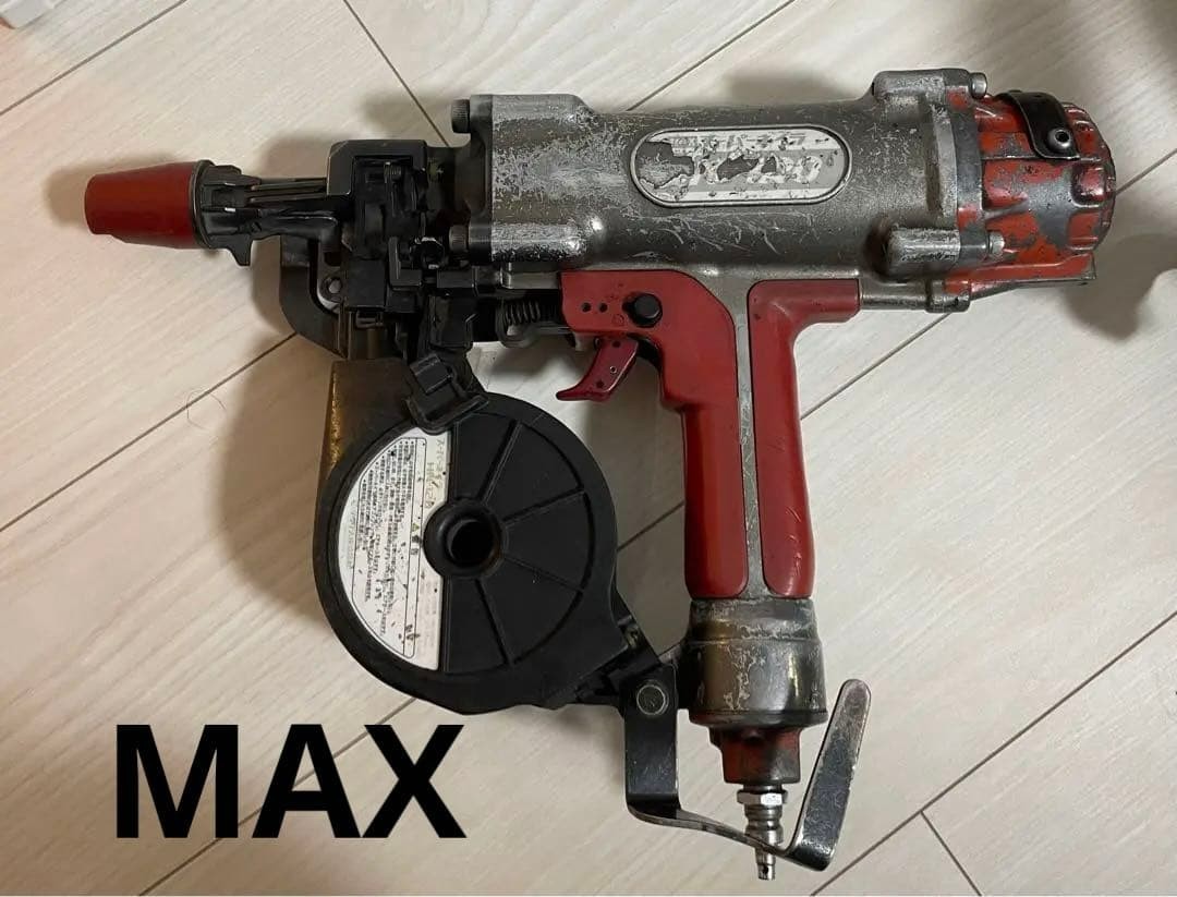 Max HN-120 SuperNailer High Pressure Concrete Pin Nailer Tested Red Used from JP