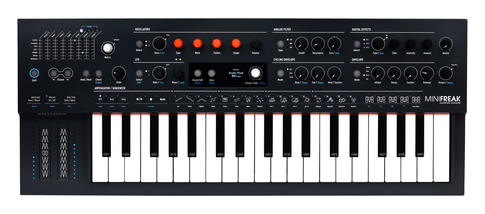 Arturia Minifreak 37-Key Algorithmic Synthesizer USB MIDI Polyphonic Synth