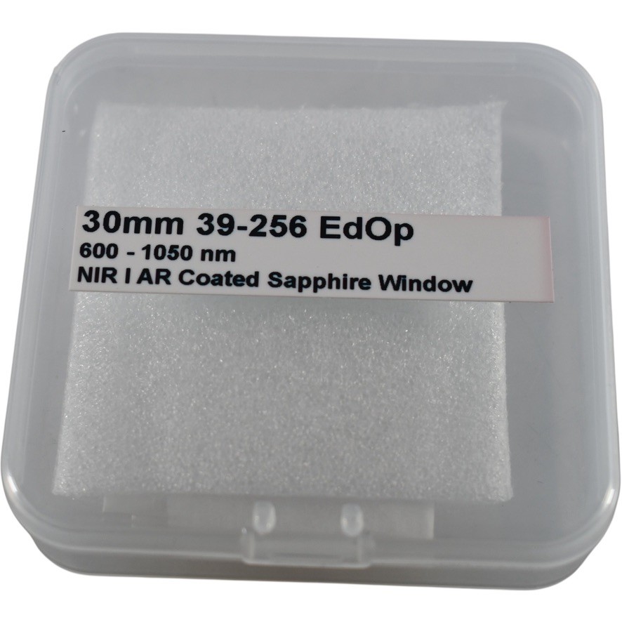 NEW Edmund Optics 39-256 30mm NIR I AR Coated Sapphire Optical Window 600-1050nm