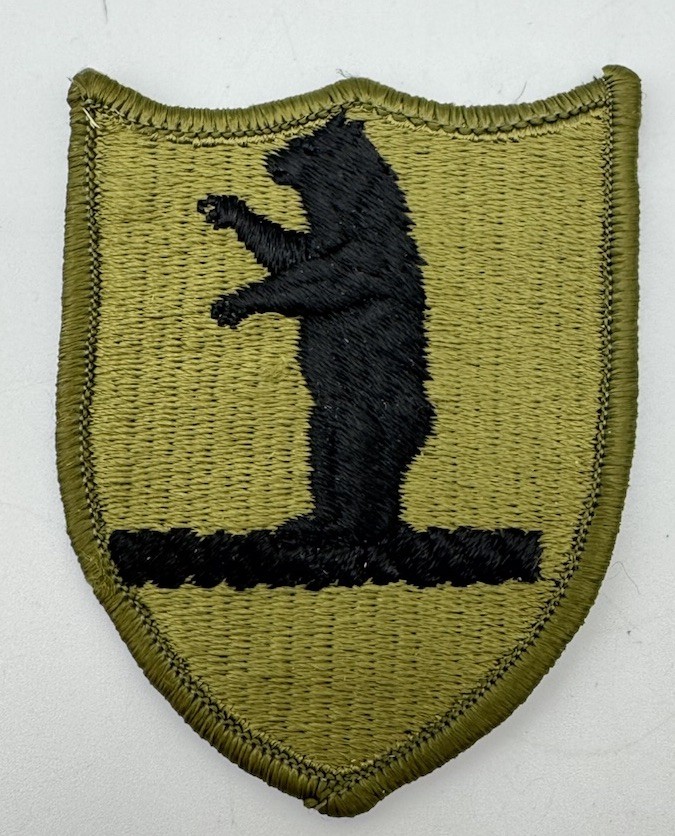 US Army Missouri National Guard Subdued OD Bear Patch Vietnam Era SSI
