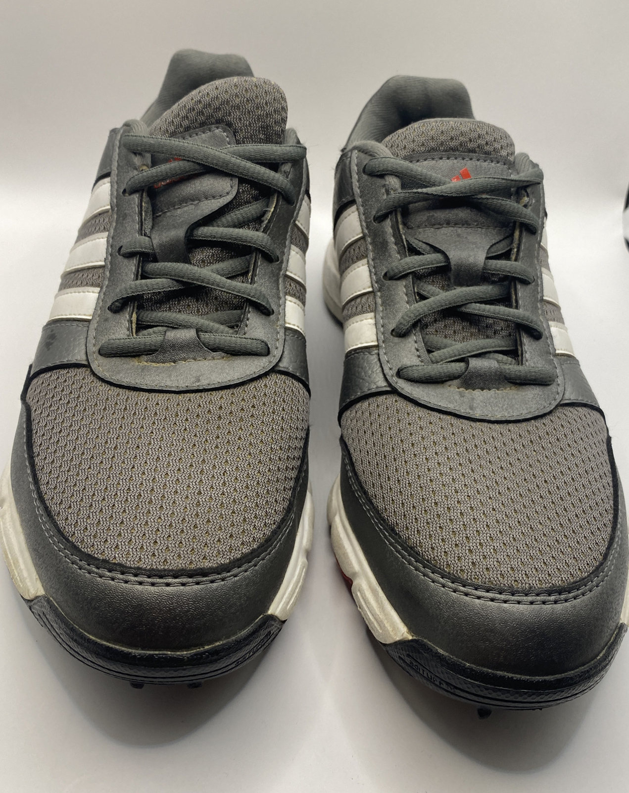 Adidas Tech Response 4.0 Golf Shoes Men 7.5 Gray White F33551 Golf Cleats Grey