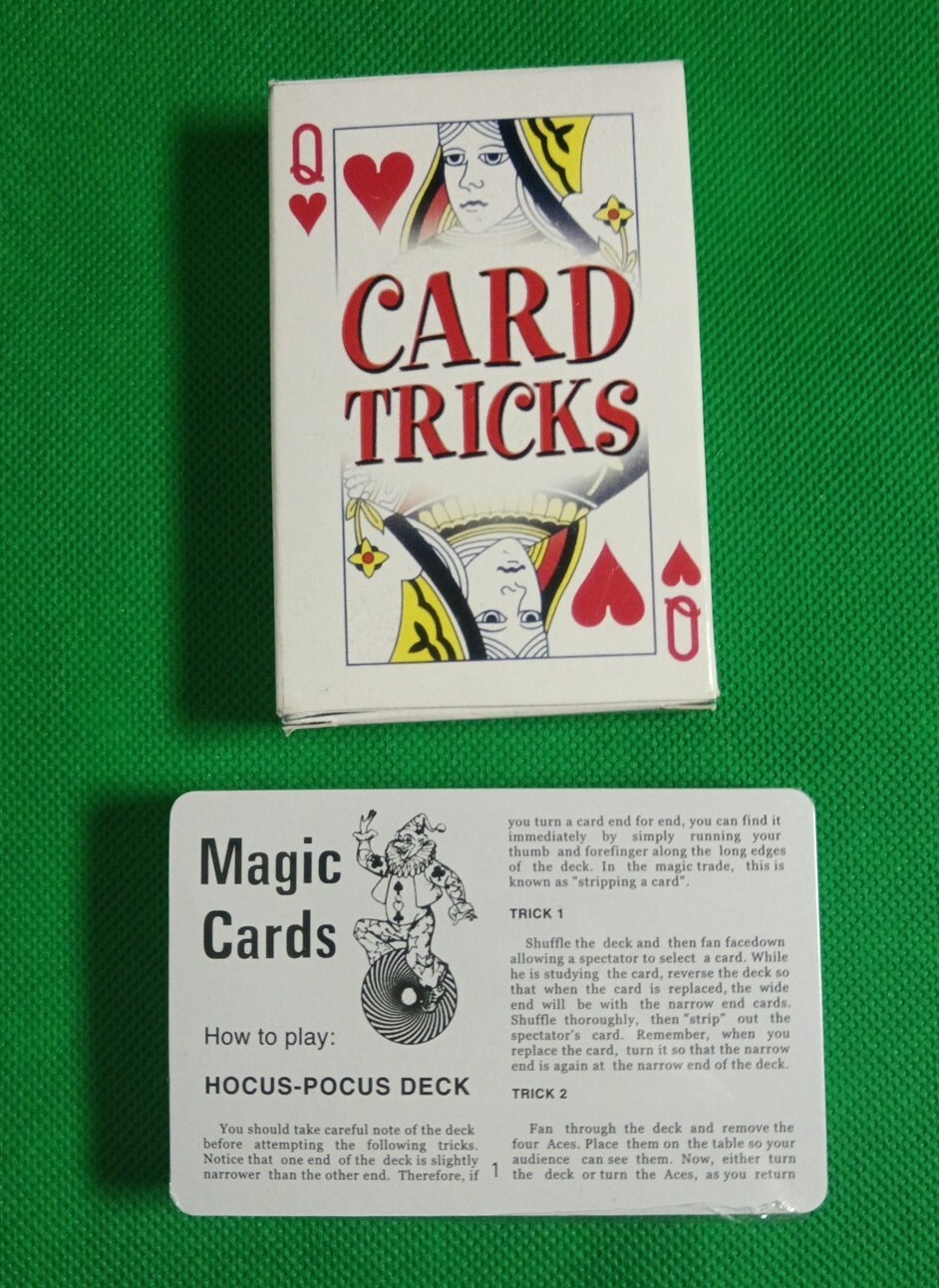 Hocus Pocus Sealed Deck Magic Trick Magic Cards Boxed Rare