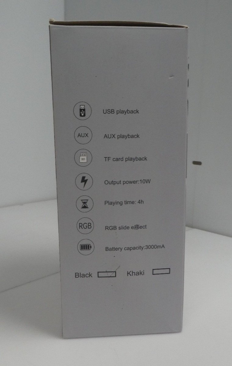 Portable Karaoke Speaker Black