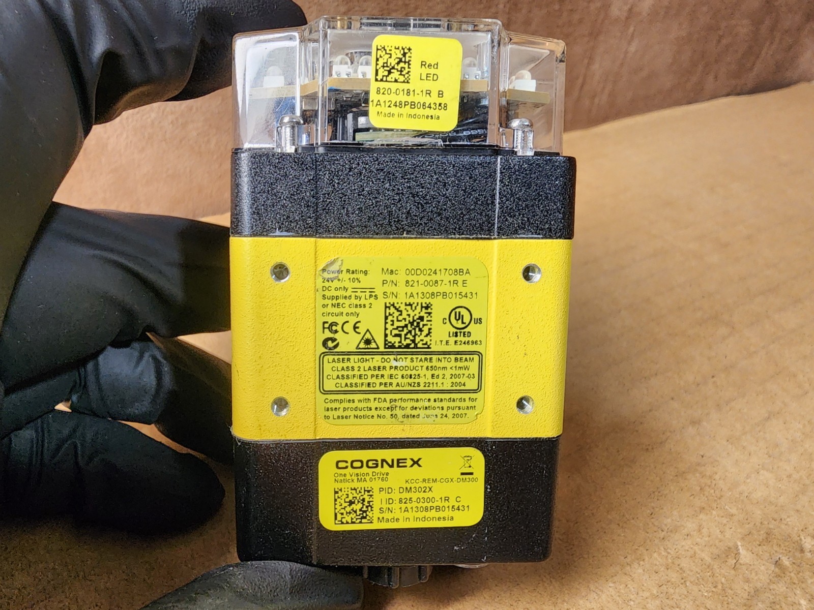 COGNEX DATAMAN 821-0087-1R E Industrial Barcode Scanner Reader OEM
