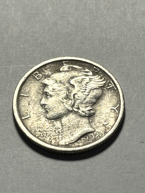 1920-P Mercury Dime/Silver/VF+ #4633