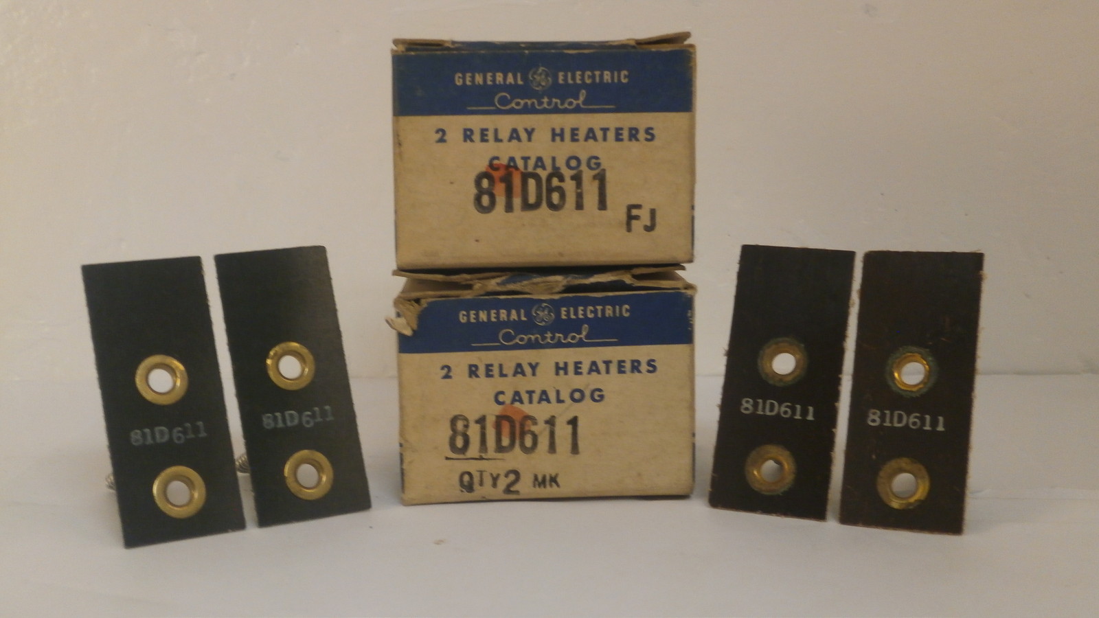 GE RELAY HEATERS *4 HEATERS*  81D611 *NEW SURPLUS IN BOX*