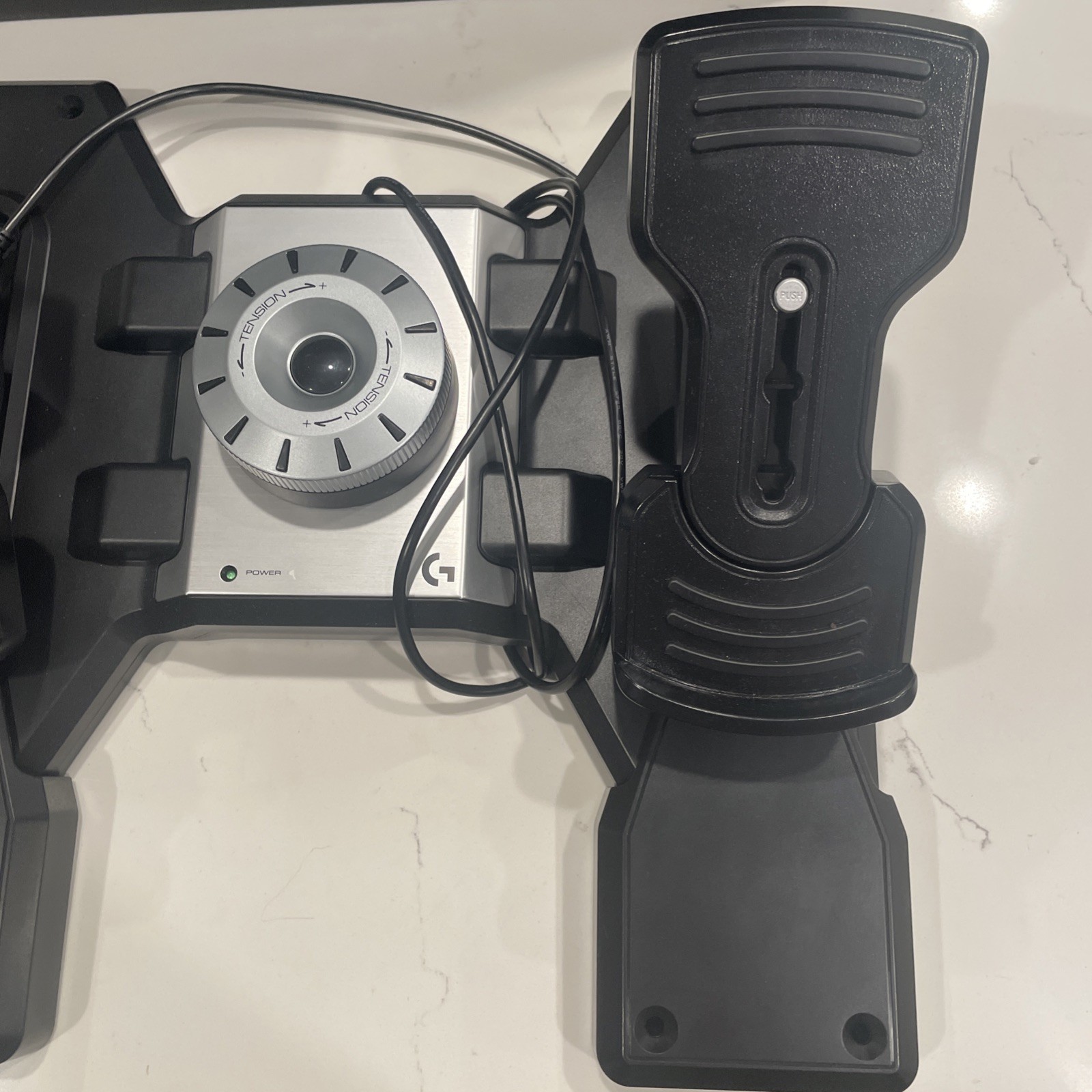 Logitech G-Pro Flight Simulator Sim Rudder Pedals With Toe Brake Microsoft