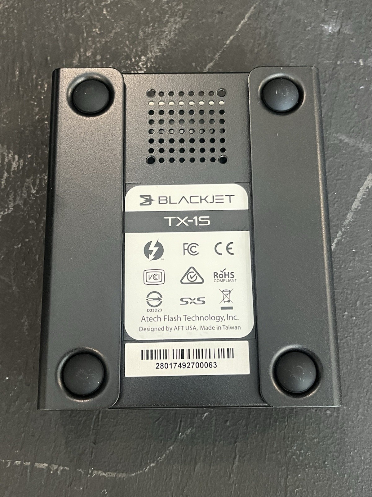 Atech Flash Technology Blackjet TX-1S Thunderbolt 3 Sony SxS Card Reader