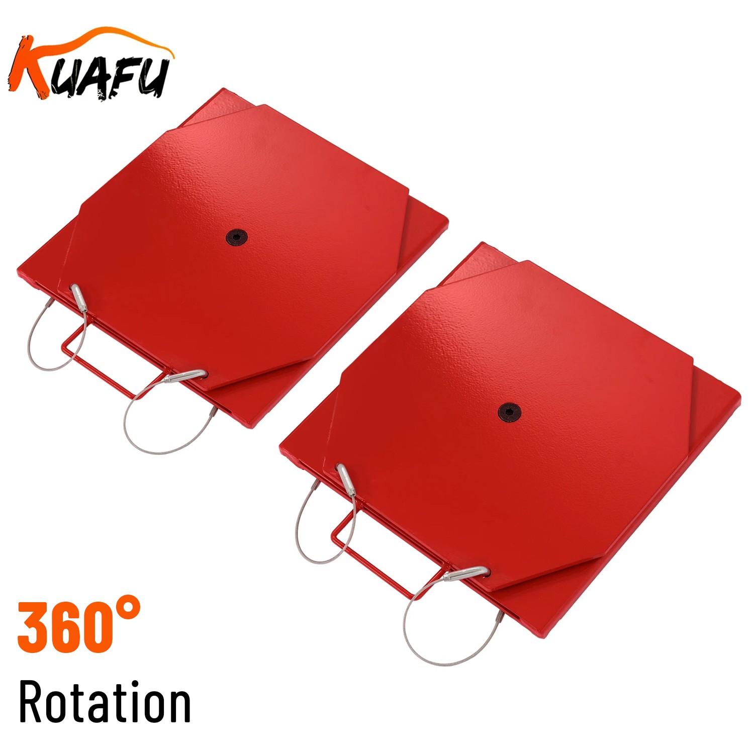 2PC Heavy Duty 2TON Wheel Front Alignment Turn Plate Set For Car Truck Turntable