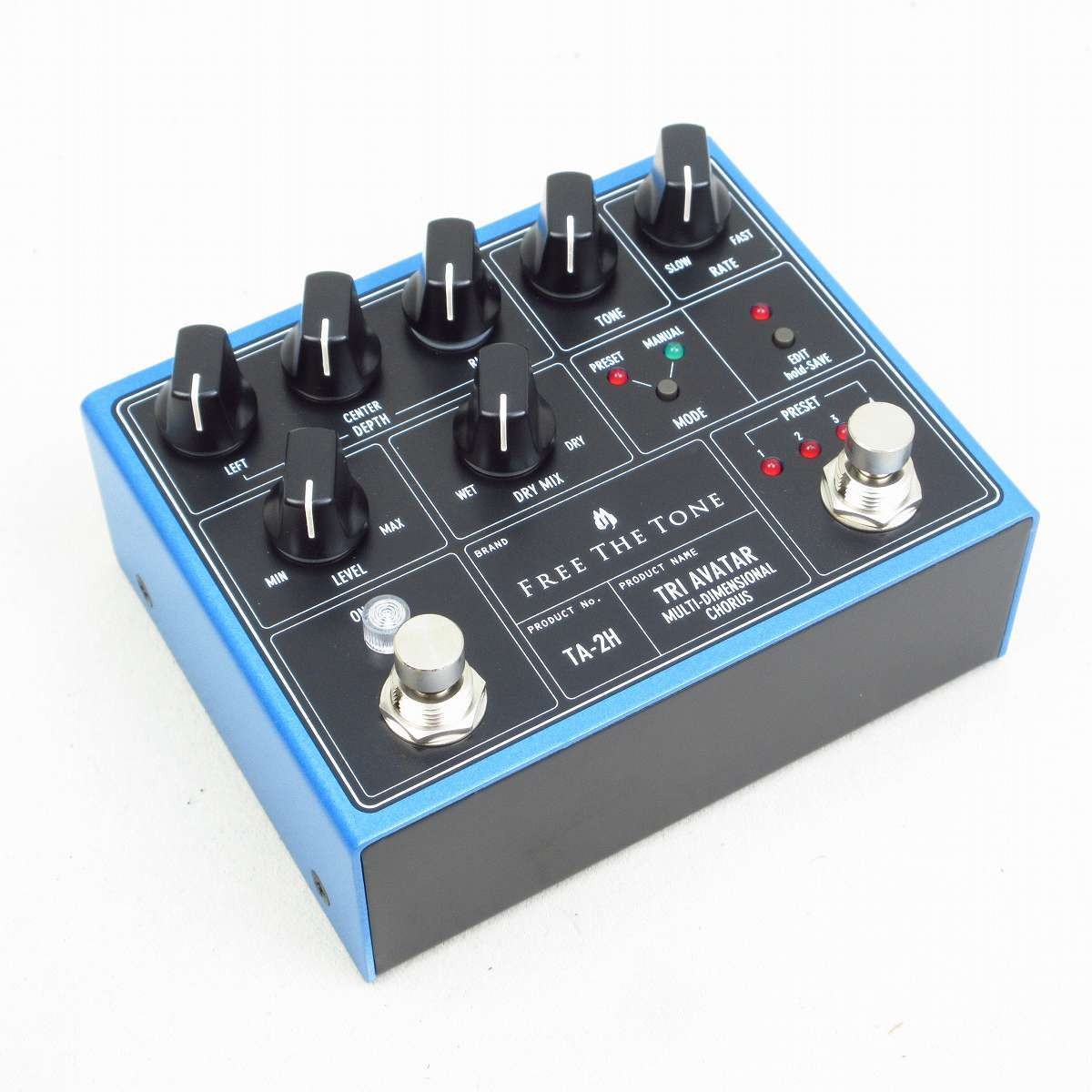 Free The Tone TA-2H Tri Avatar Multi-Dimensional Chorus Pedal Box Manual Japan