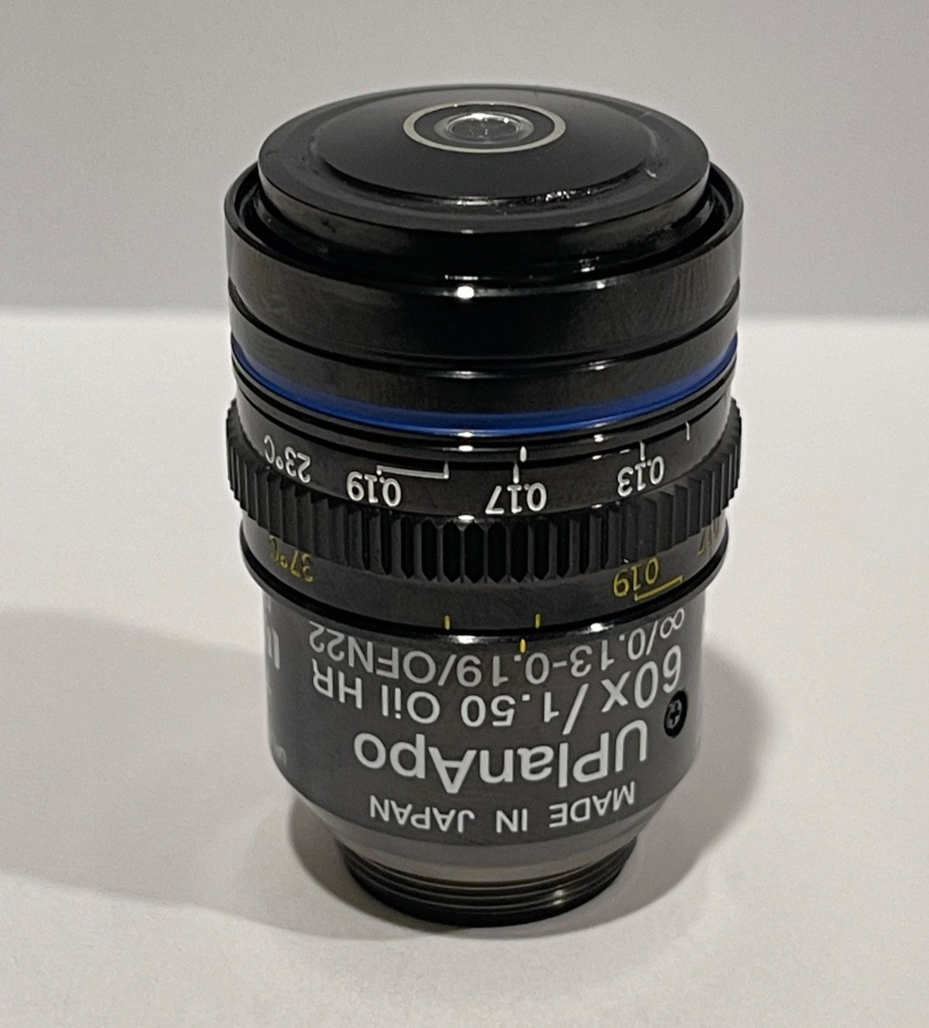Olympus UPlanApo TIRF 60X/1.50 NA Oil HR, OFN 22/UIS2/BFP1 Microscope Objective