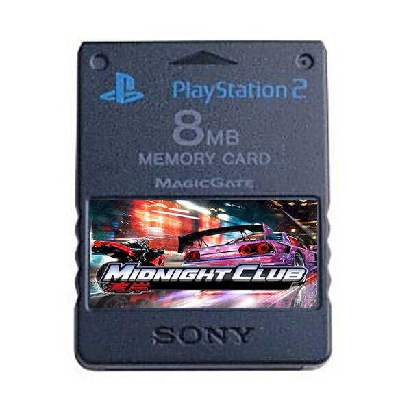 Midnight Club 3: DUB Edition Remix PS2 Official Memory Card Unlocked Saves