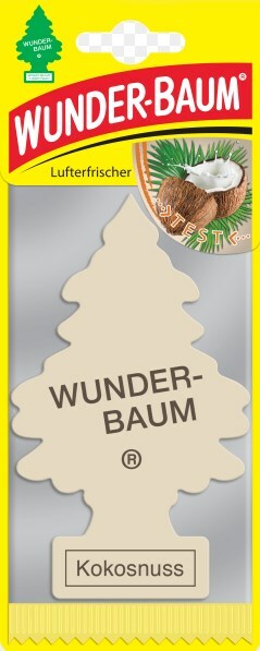 24 x original WUNDERBAUM ® COCONUT air freshener fragrance tree air freshener
