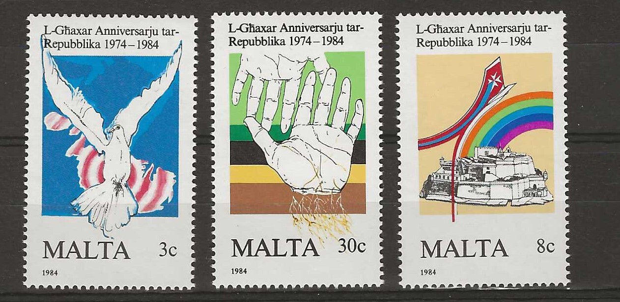 Malta 1984 Anniversary of the republic MNH  (m131)