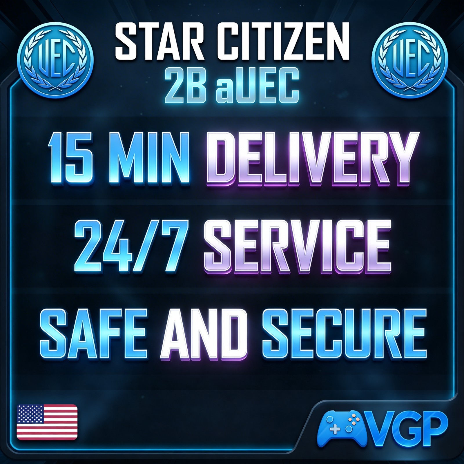 Star Citizen aUEC 🔥 2000M 🔥 Version 4.7.1 LIVE | SC aUEC ✔️100% Positive FB
