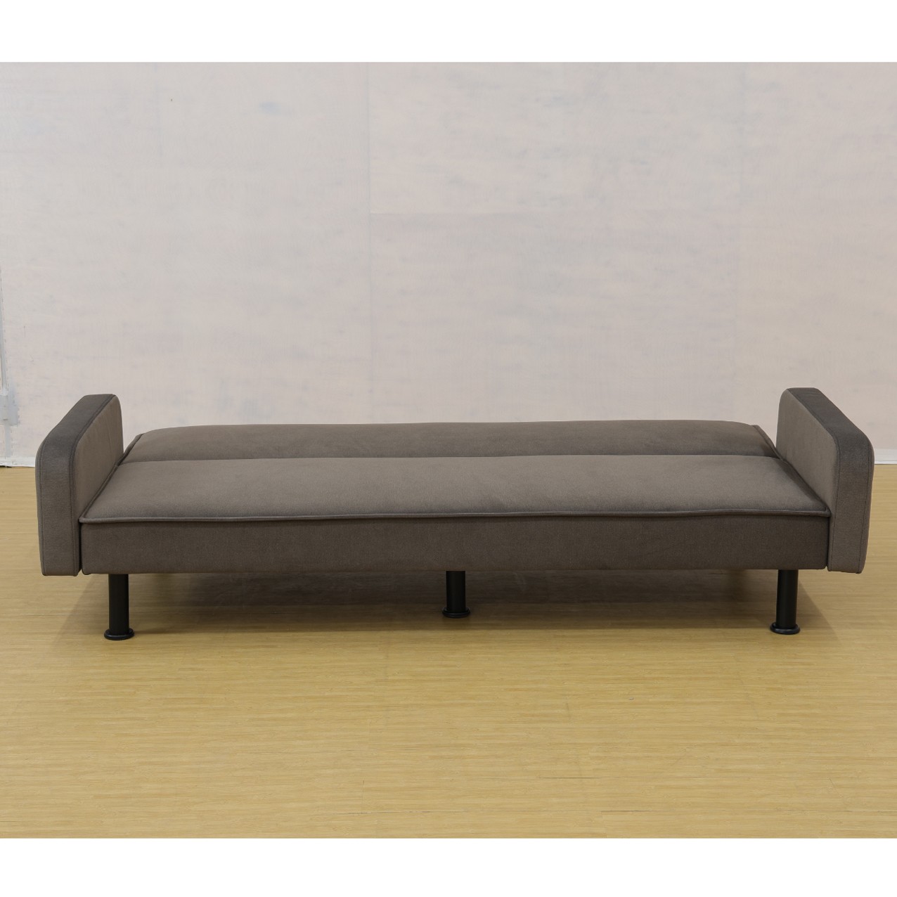 Flannel Living Room Sofabed Brown
