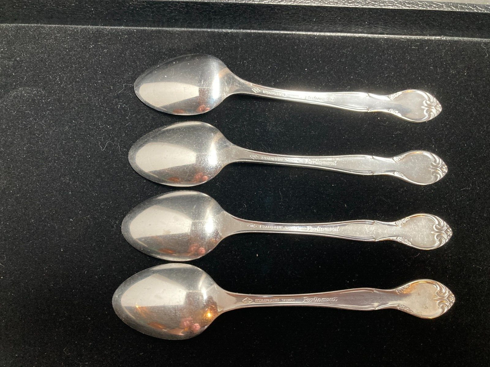 4 Parliament Teaspoon Flatware Stainless Taiwan