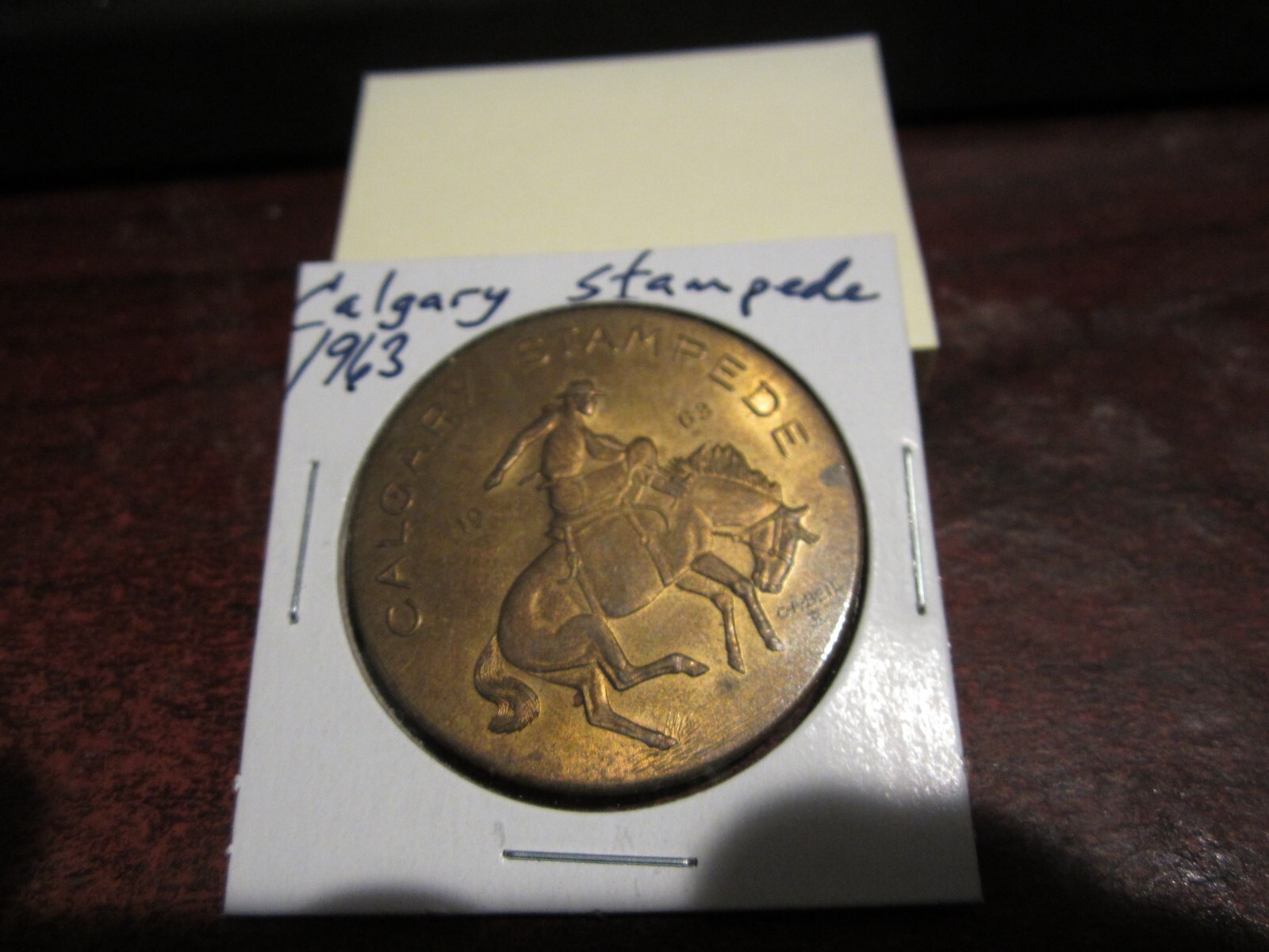 1963 - Calgary Stampede - Canada Commemorative Trade Dollar