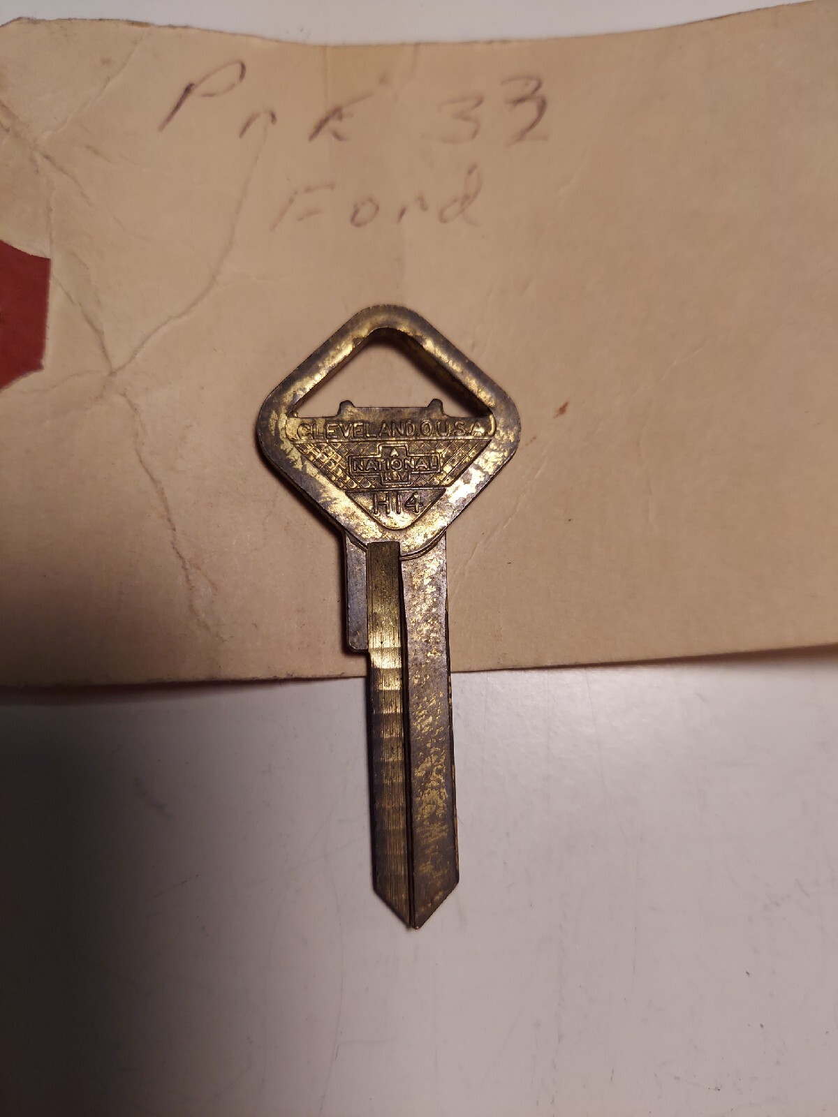 Cole National  Key Division BLANKS # H14, locksmith FORD 1946-1951