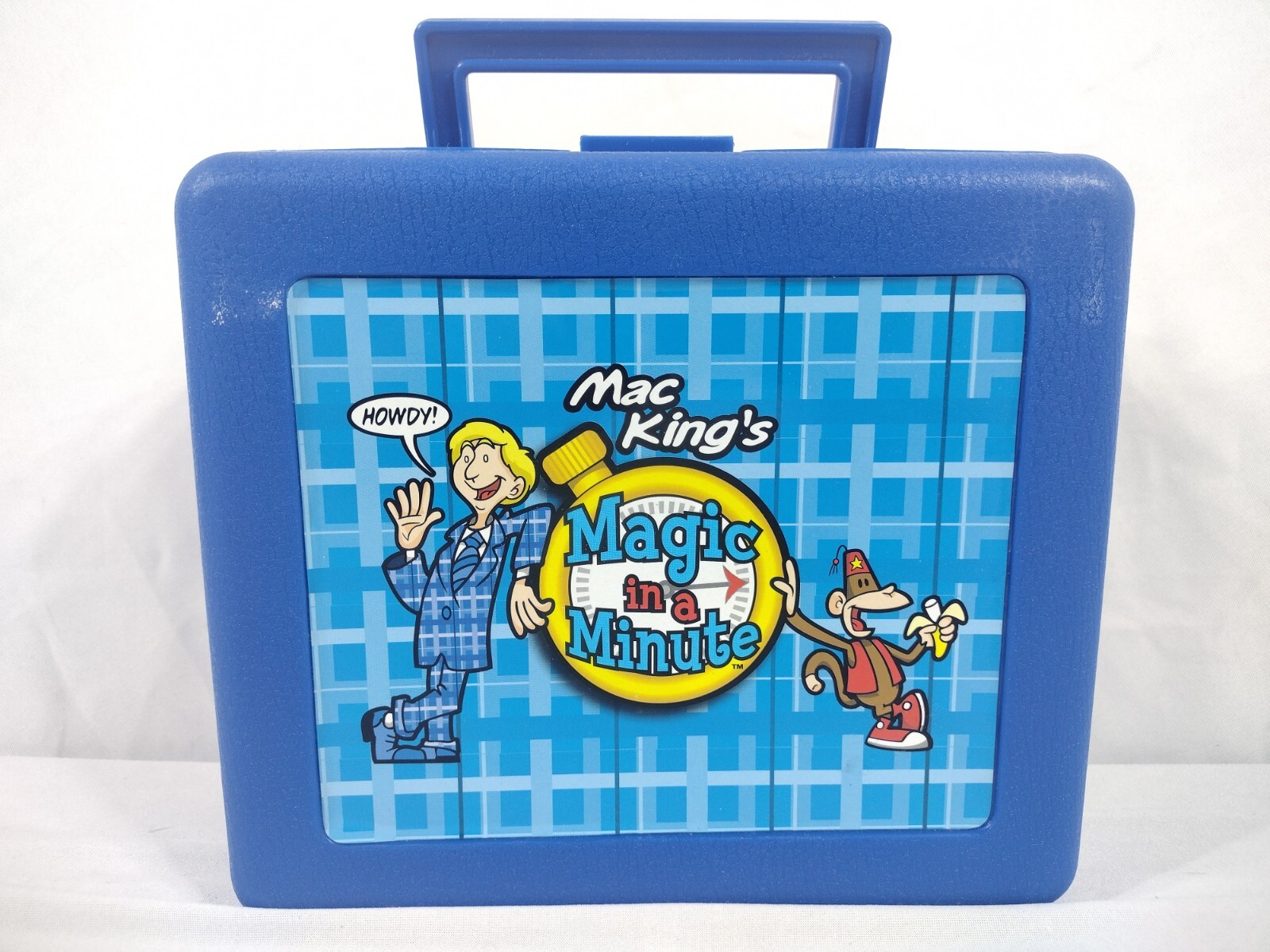 Signed! Mac King's Magic In A Minute Blue Lunchbox -O- Magic with Thermos