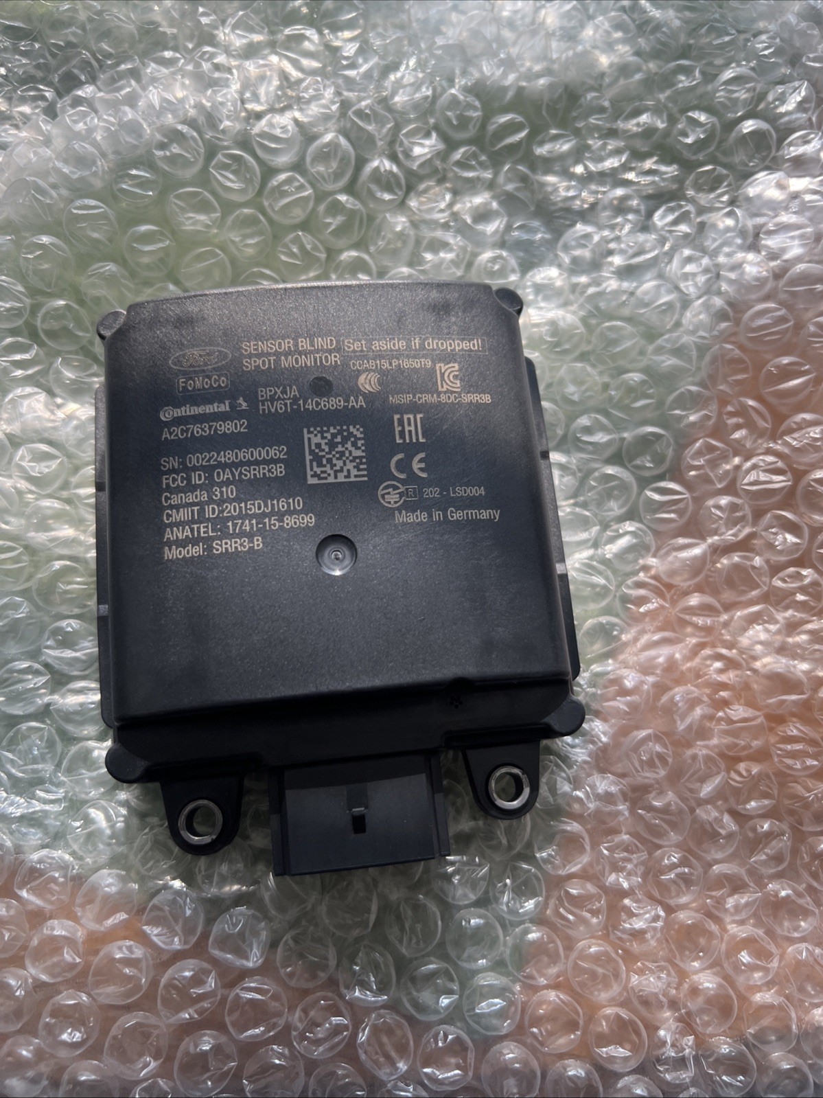 Genuine Ford Escape 2018-2019 Blind Spot System Warning Sensor HV6Z-14C689-A