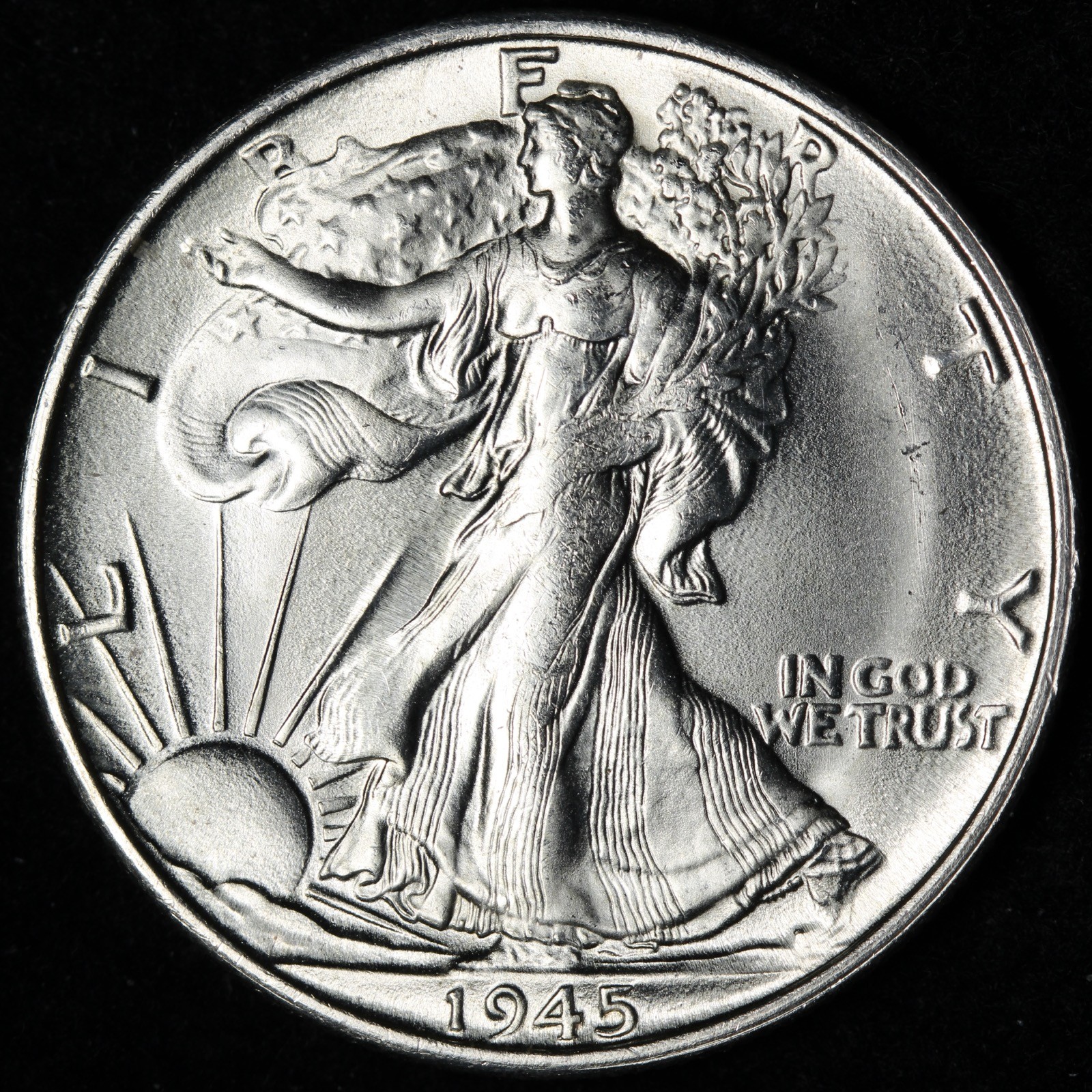 1945-S Walking Liberty Silver Half Dollar GEM BU *UNCIRCULATED* MS E351 TVHN