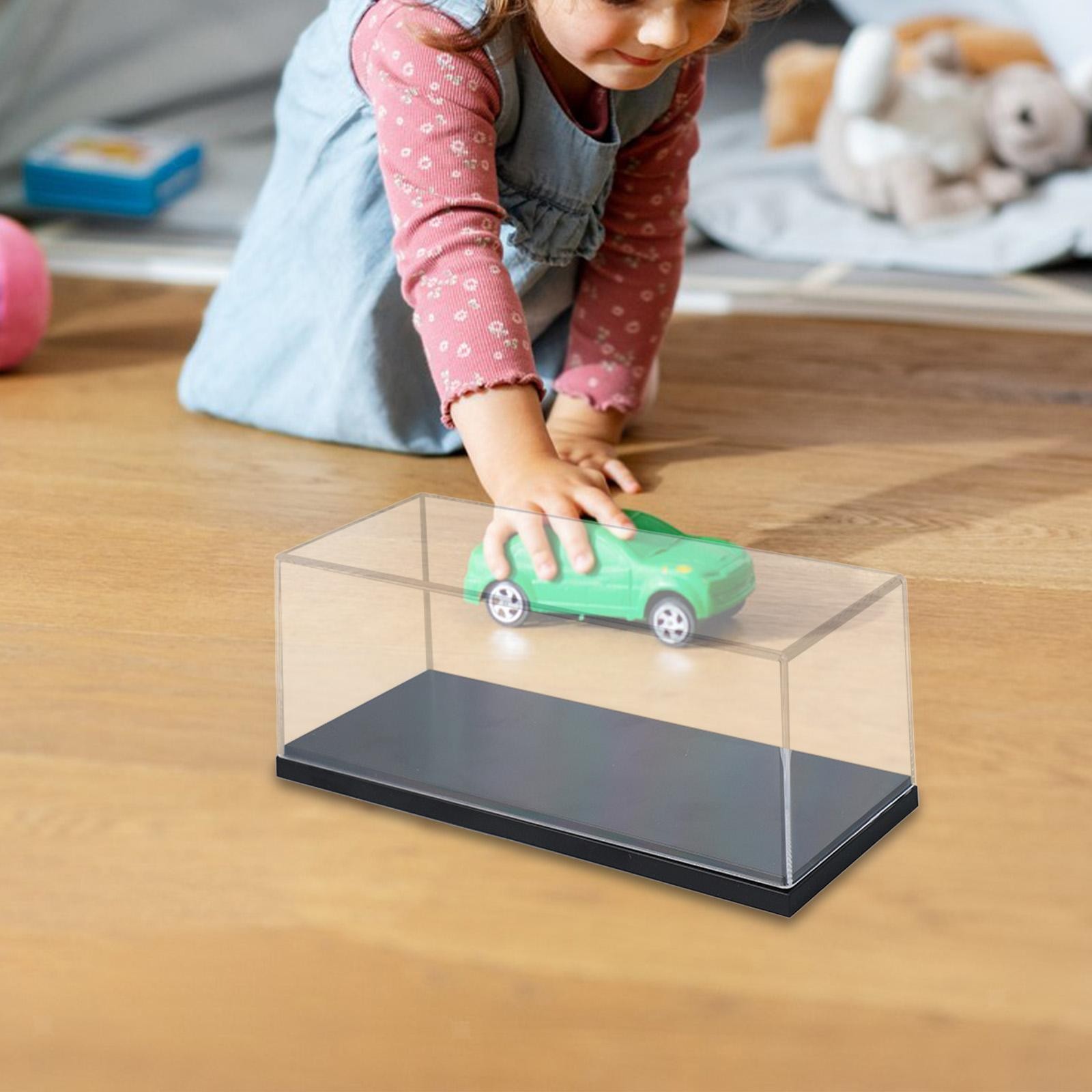 Acrylic Display Case Storage Box Crafts Clear Countertop Collection Display
