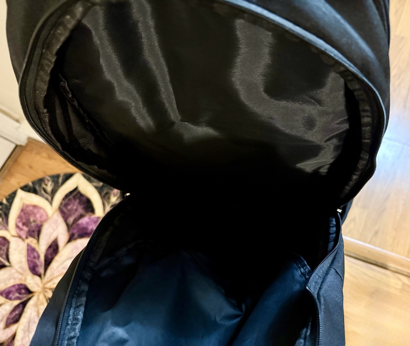 Simply Southern Collection Large Black Nylon Backpack, 8+ Pockets