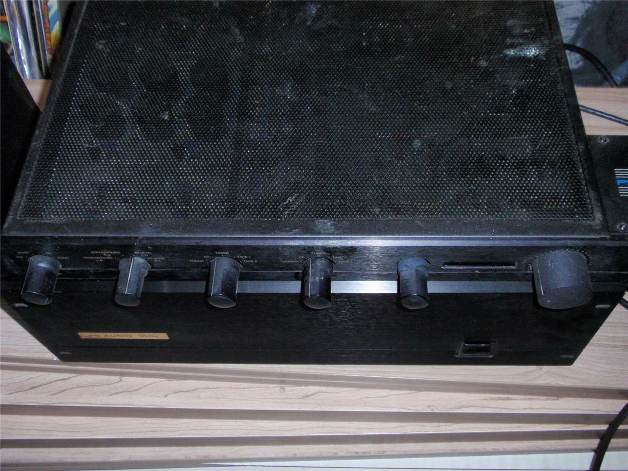 PS AUDIO  100 C AMP / 5.5 STRAIGHTWIRE / ACTIVE PREAMP  UPGRADED M 500 PS