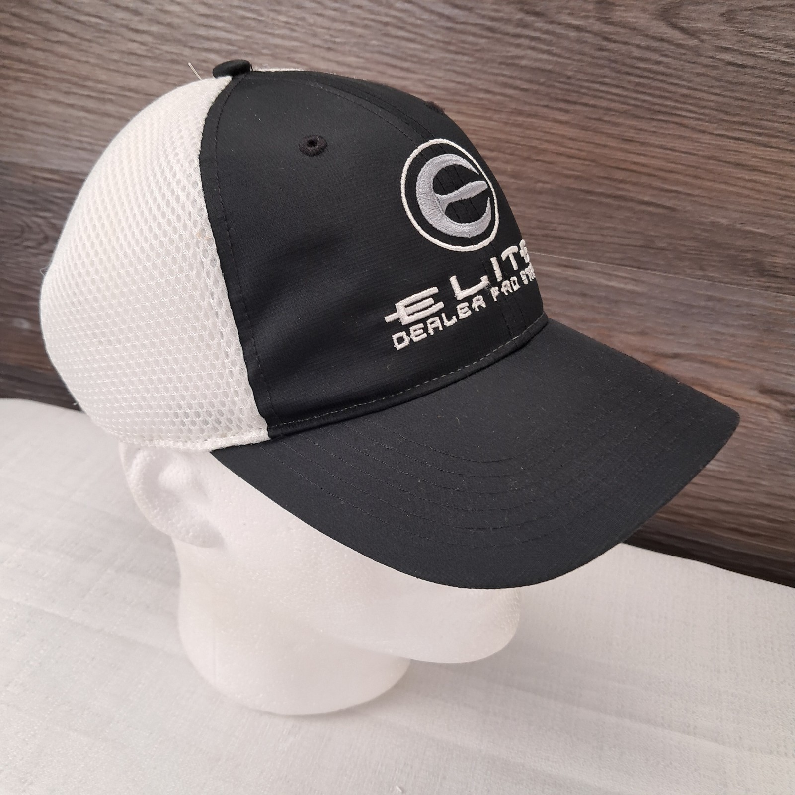 Elite Dealer Pro Staff Black Baseball Hat Cap Ember Archery Compound Bow Basin