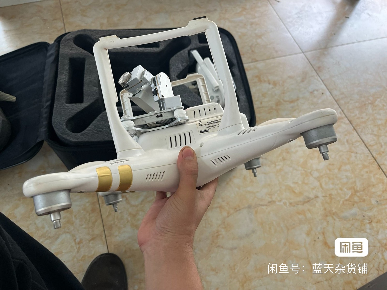 DJI Phantom 3 4K (model W325) camera with full frame mount