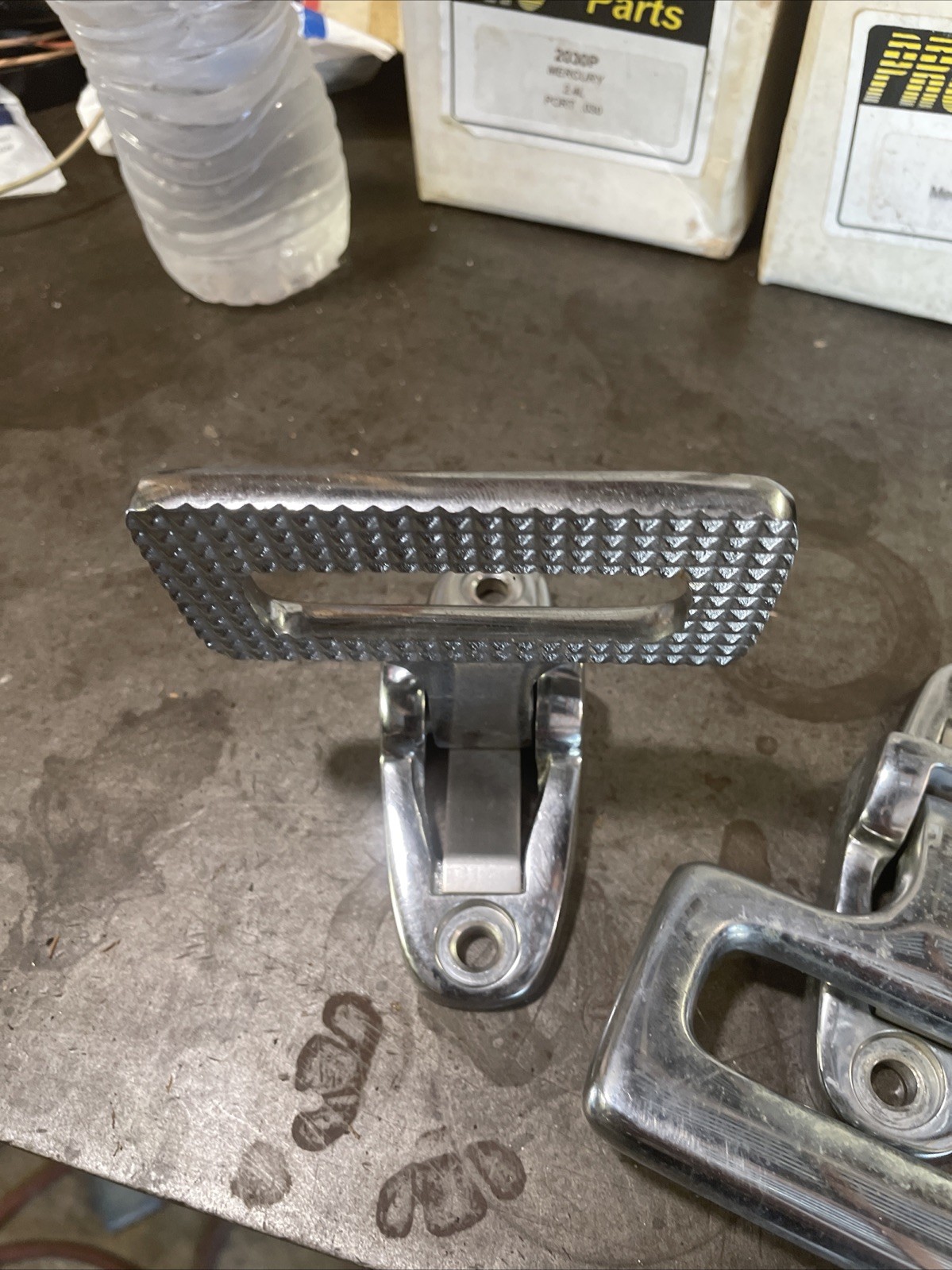 2 Perko Nickel Bronze Folding Mast / Transom Step Marine 4”