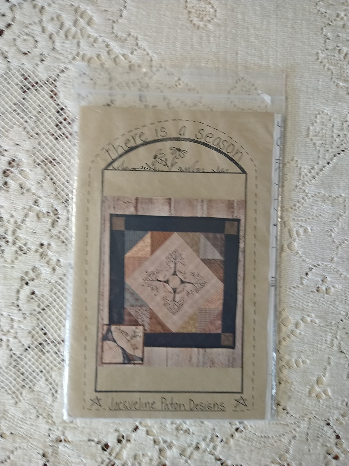 Jacqueline Paton Designs Pattern There Is A Season Embroidery & Quilt Pattern