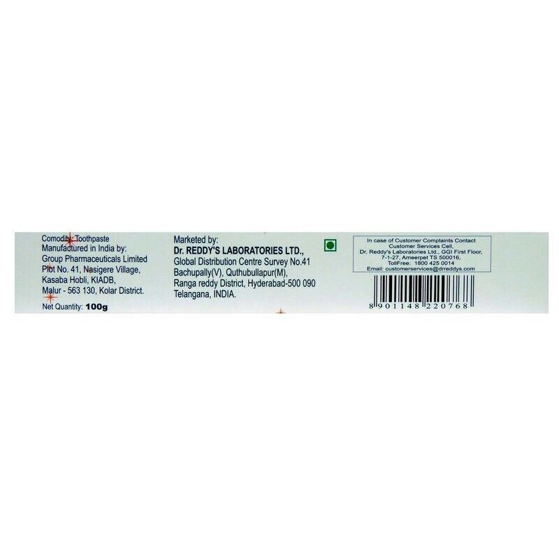 Dr. Reddy's Vantej Toothpaste Advanced Formula suitable for Sensitive Teeth 100g