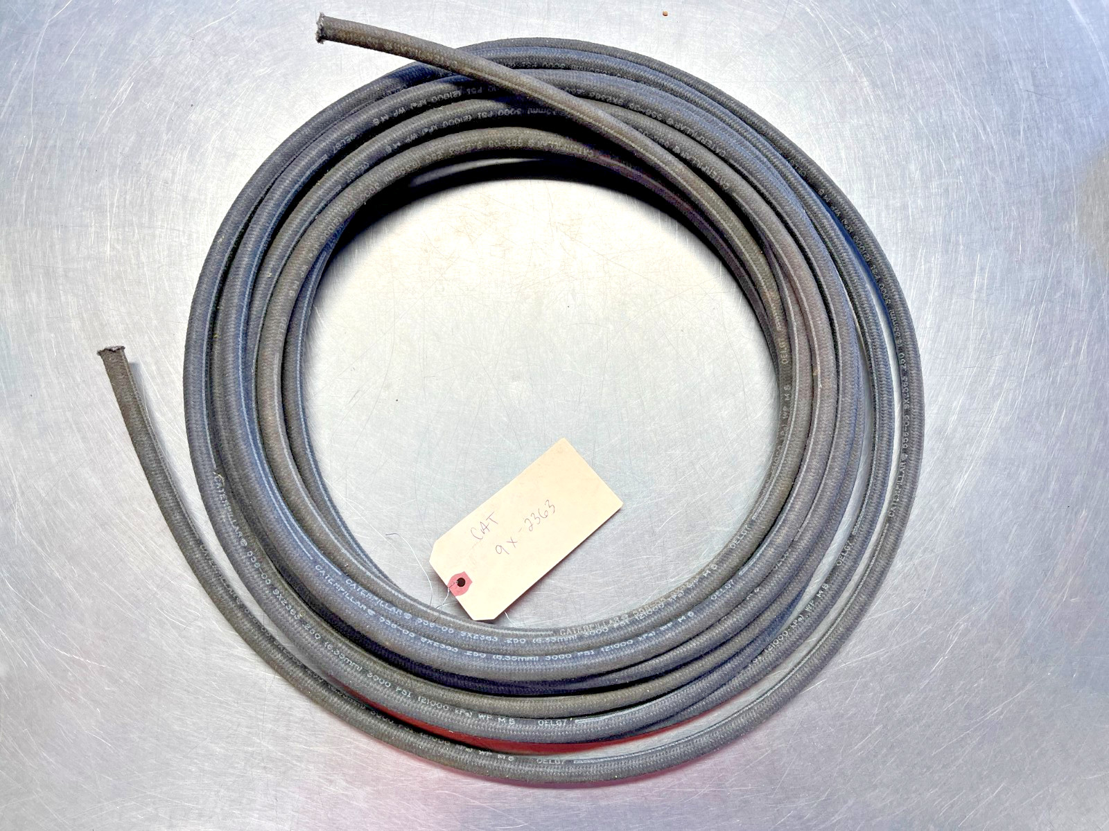 9X-2363  GENUINE OEM  CAT  HOSE  - 1 FOOT Per Order -  Caterpillar   9X2363