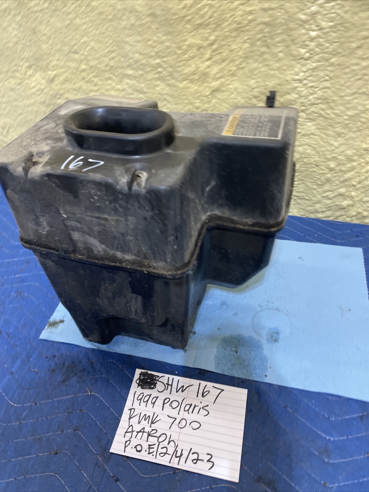 1999 Polaris Rmk 700 Airbox Air Chamber 167