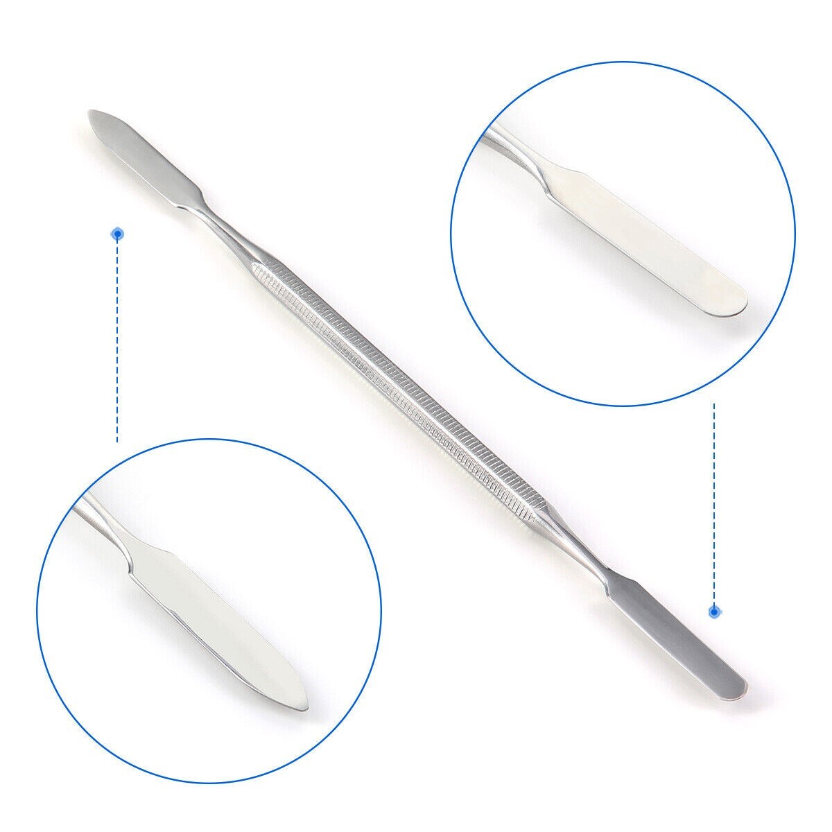 Dental Stainless Steel Cement Double Ended Lab Mixing Spatula Scraper Instrument