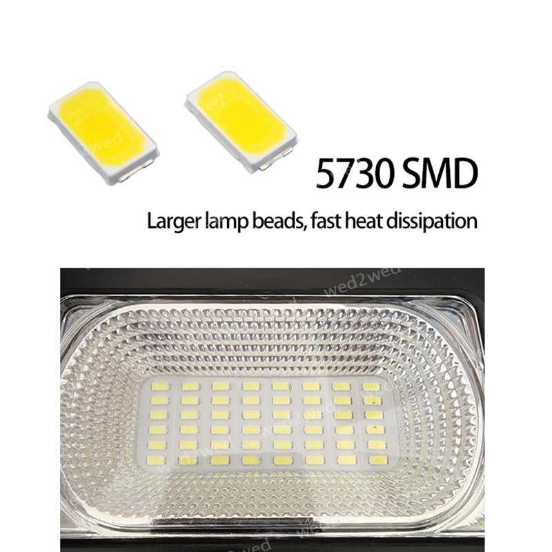 Solar Motion Sensor Street Lamp 450W Outside Security Energy Saving Timer IP65