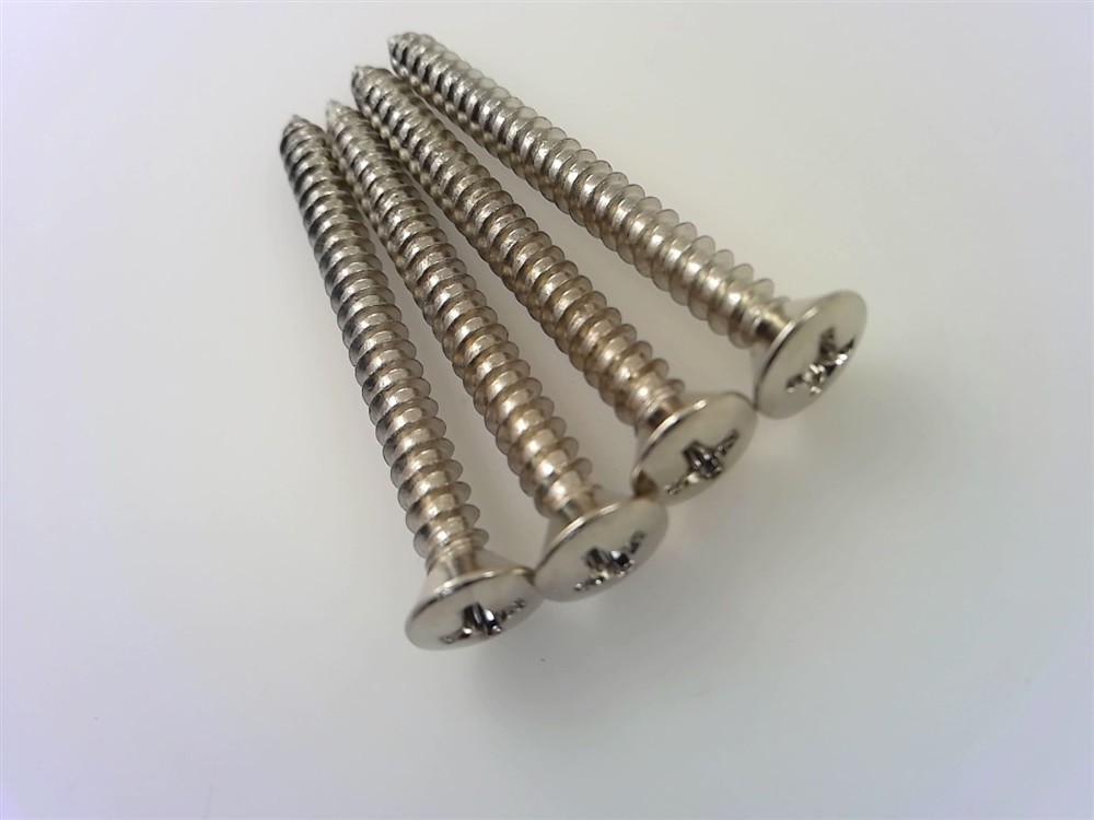 True Custom Shop® Nickel Neck Plate Mounting Screws for Fender Bass & Guitars