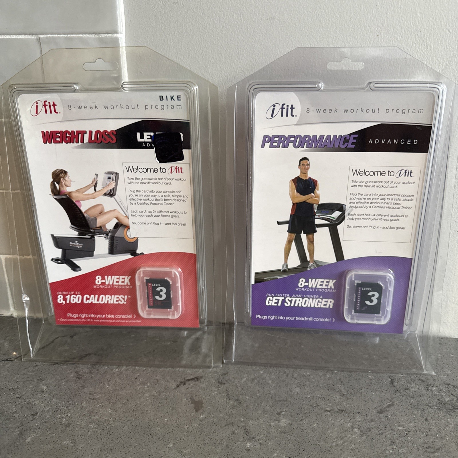 iFit Weight Loss 8 Week Workout Program Level 3 Advanced Biking Running Cardio