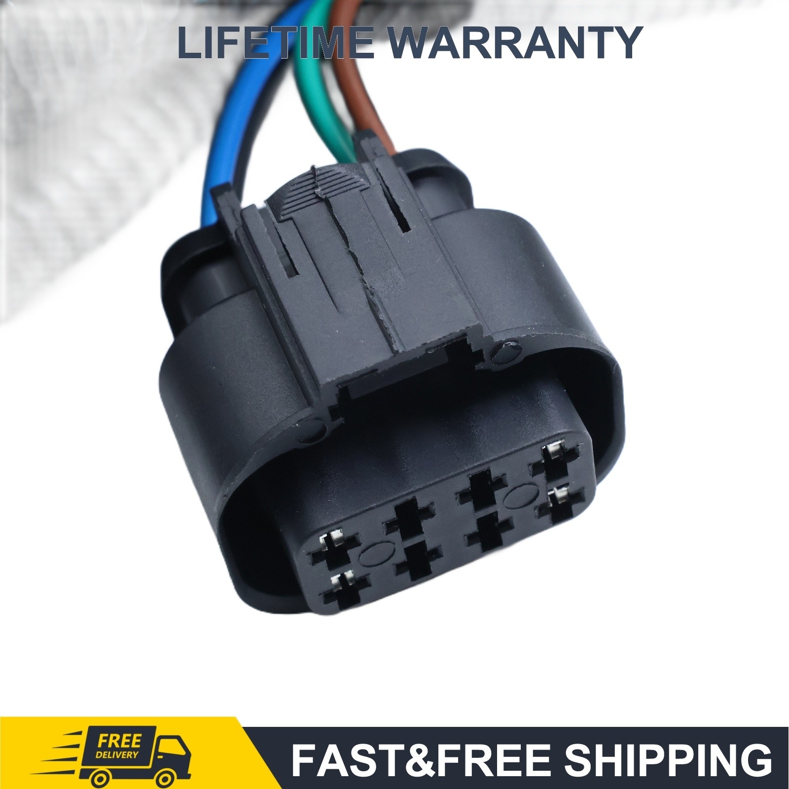 Fits for Silverado 2014-2015 2x Tail Light Socket Harness Left Right Replacement