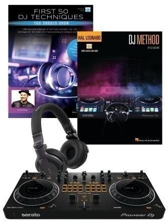 Hal Leonard DJ Starter Pack with Pioneer DDJ-REV1 Controller+headphones+Learn...