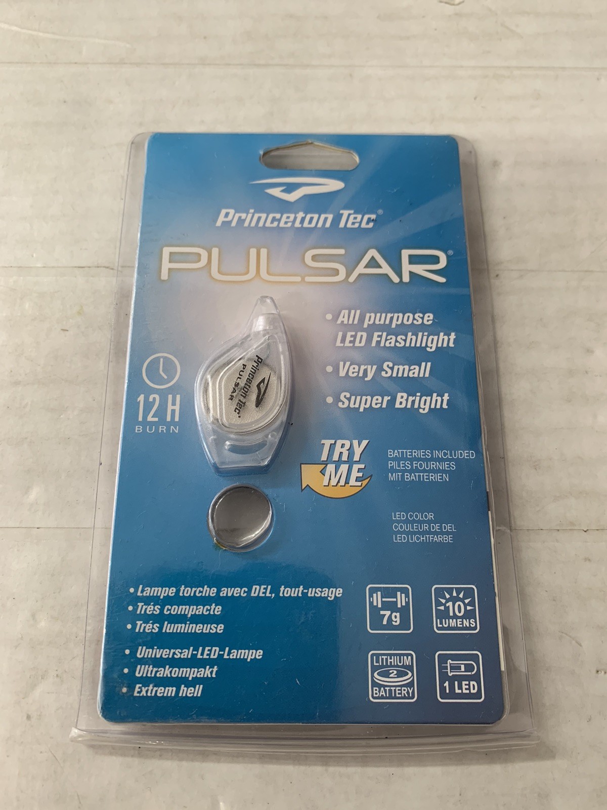 Princeton Tec Pulsar Key Chain Light (10 Lumens)-RARE!!